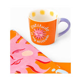 Eleanor Bowmer gratitude mug and tea towel set, UK version