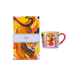 Eleanor Bowmer Leo zodiac mug and tea towel set, UK version