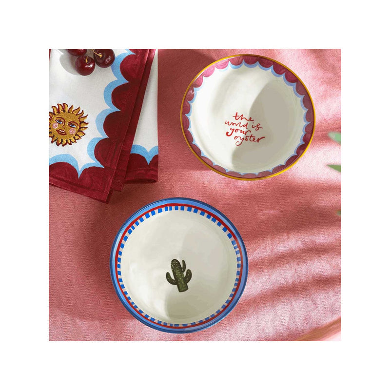 Eleanor Bowmer stoneware nibble bowl set Electric Coast, UK version