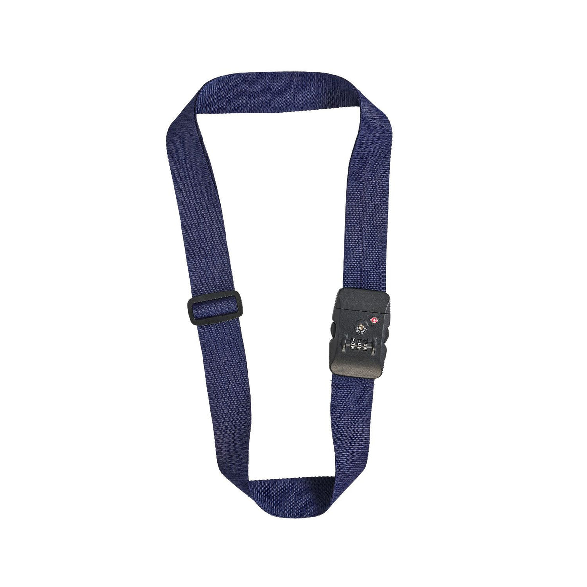 Boots luggage strap with TSA lock, UK version