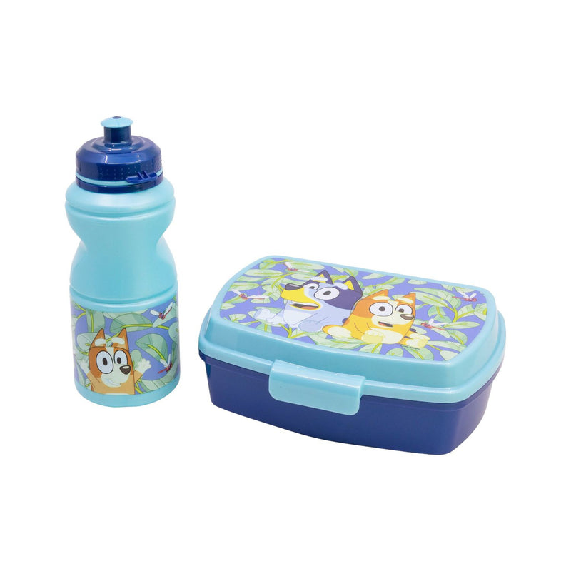 Bluey lunch set with sport bottle and sandwich box, imported from the UK
