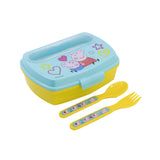 Peppa Pig sandwich box with cutlery, imported from the UK