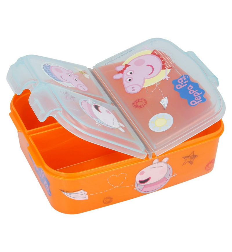 Peppa Pig multi compartment sandwich box UK version
