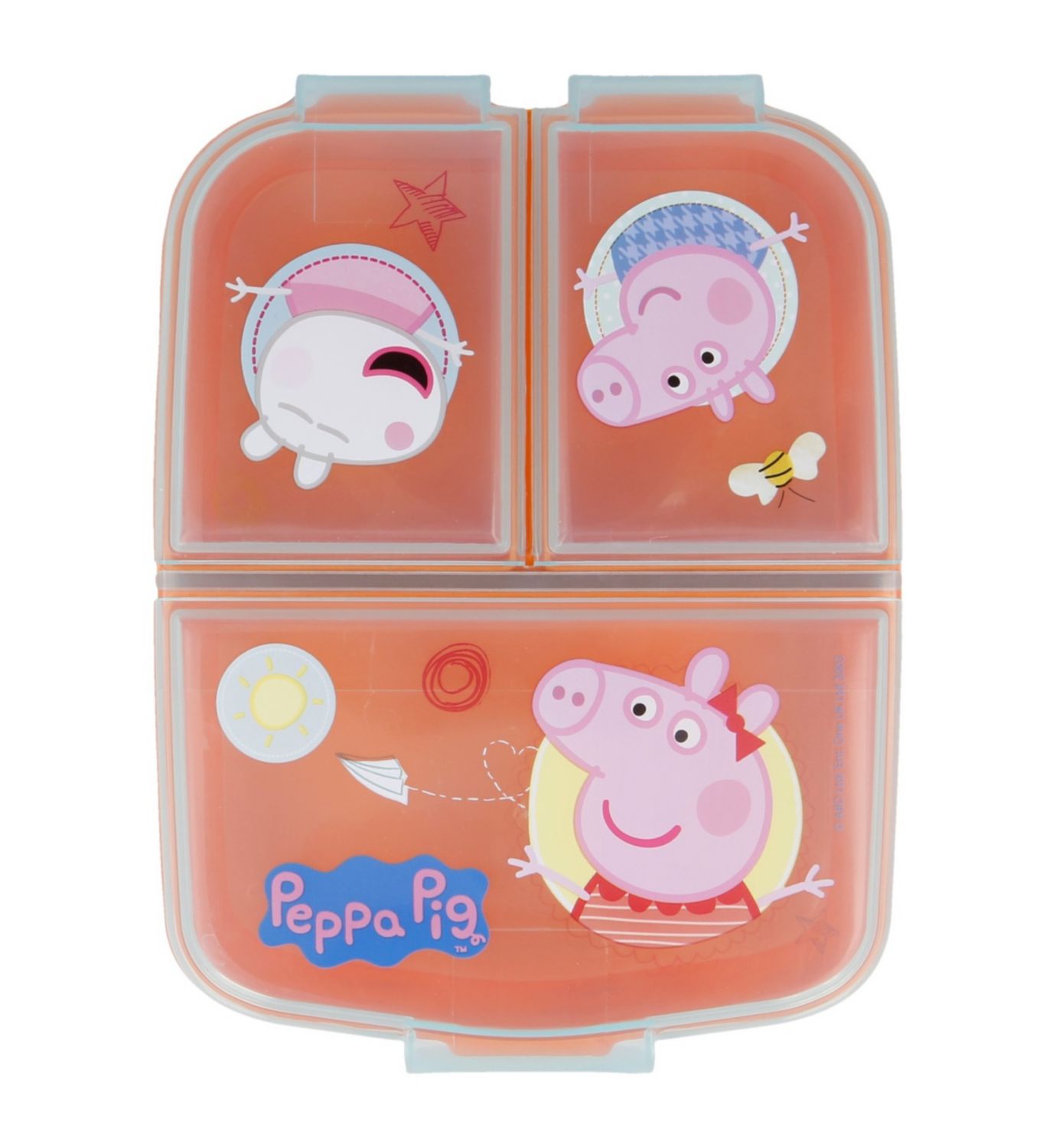 Peppa Pig multi compartment sandwich box UK version