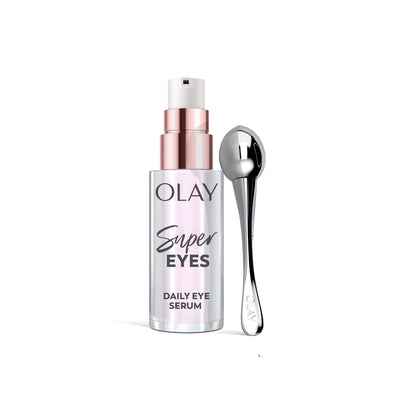 Boots OLAY Super Eyes Daily Eye Serum for Dark Circles and Puffy Eyes 13.5ml- Buy online at McGrocer
