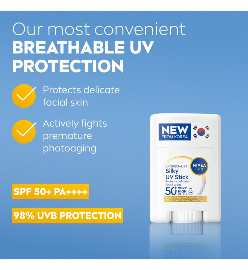 NIVEA UV Sun Stick SPF 50+ 15g, UK version