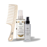 FUL Styling Bundle with volume spray serum and comb (British brand)