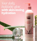 SKIN & TAN Body Glow self tan lotion medium 280ml, imported from the UK