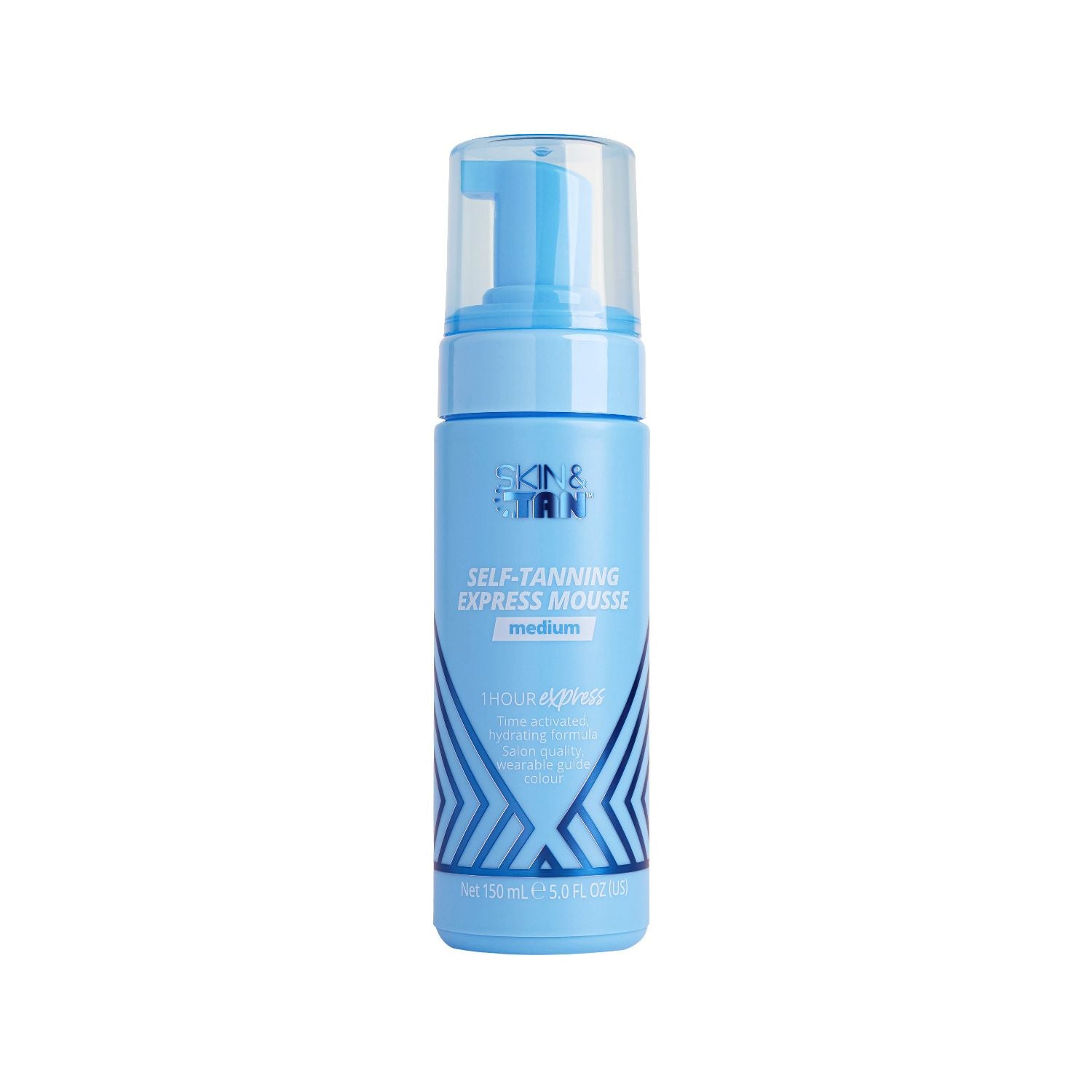 SKIN & TAN Express self-tanning mousse 150ml, UK version