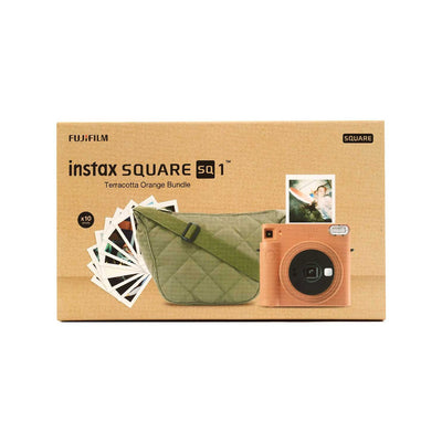 Boots Instax SQ1 Terracotta Instant Camera Bundle with Bag and Film- Buy online at McGrocer