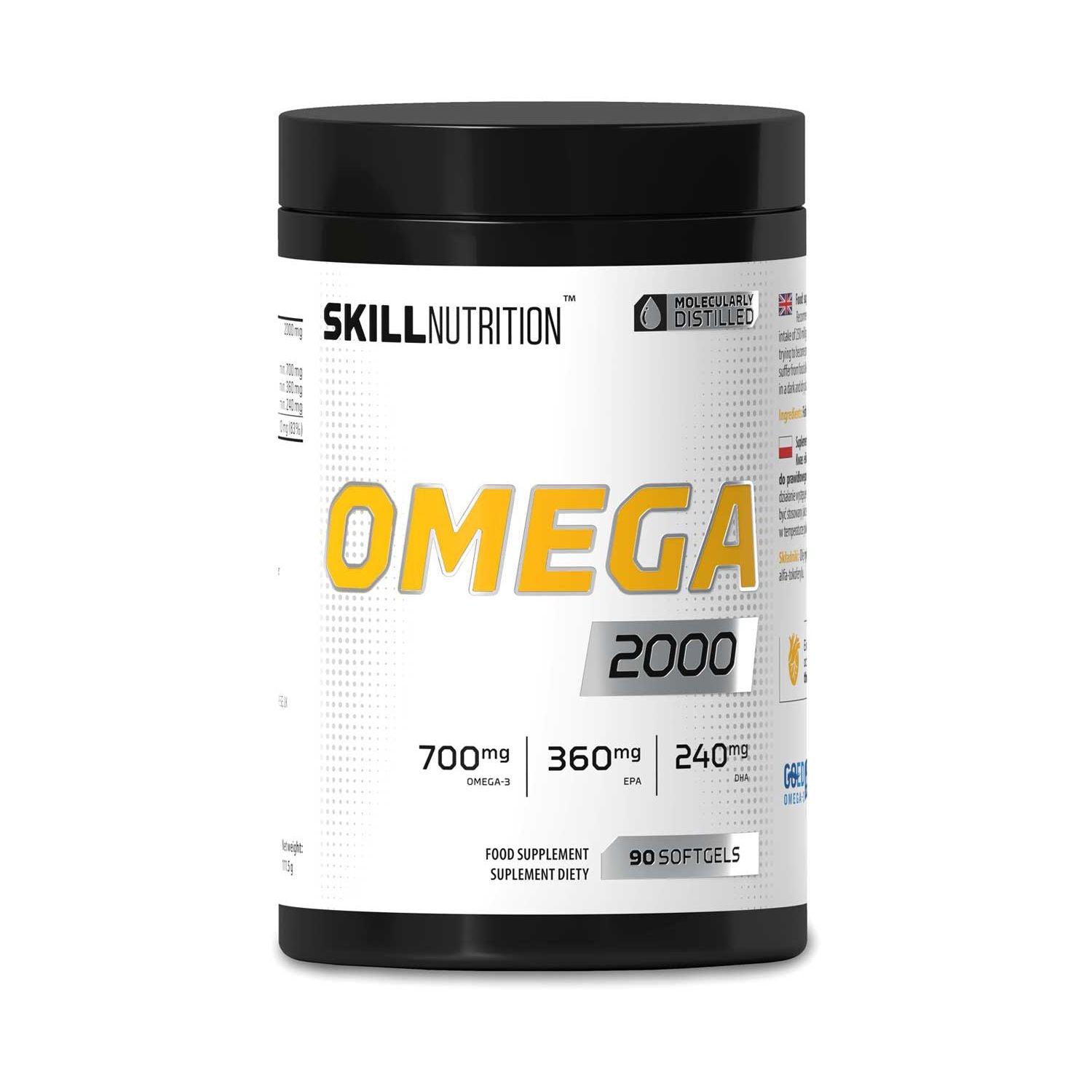Skill Nutrition Omega 2000 softgels 90s imported from the UK