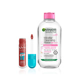 NYX Lip IV stain and Garnier Micellar Water 400ml duo bundle (British brand)