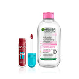 NYX Lip Stain and Garnier Micellar Water 400ml bundle, imported from the UK