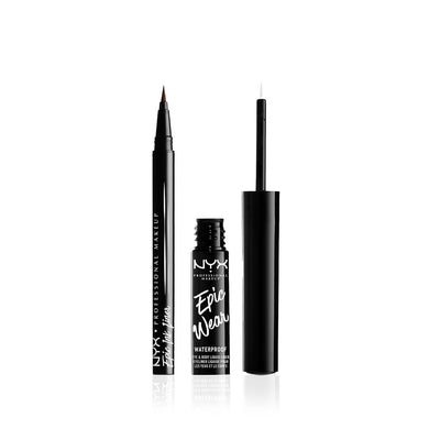 Boots NYX Epic Ink Black & White Eye Liner Duo Bundle- Buy online at McGrocer