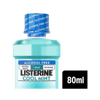 Boots Listerine Cool Mint Milder Taste Mouthwash 80ml- Buy online at McGrocer