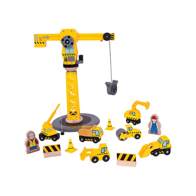 Boots Bigjigs Rail Big Crane Construction Set- Buy online at McGrocer