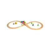 Bigjigs Rail wooden train set Figure of Eight 17 pieces (British brand)