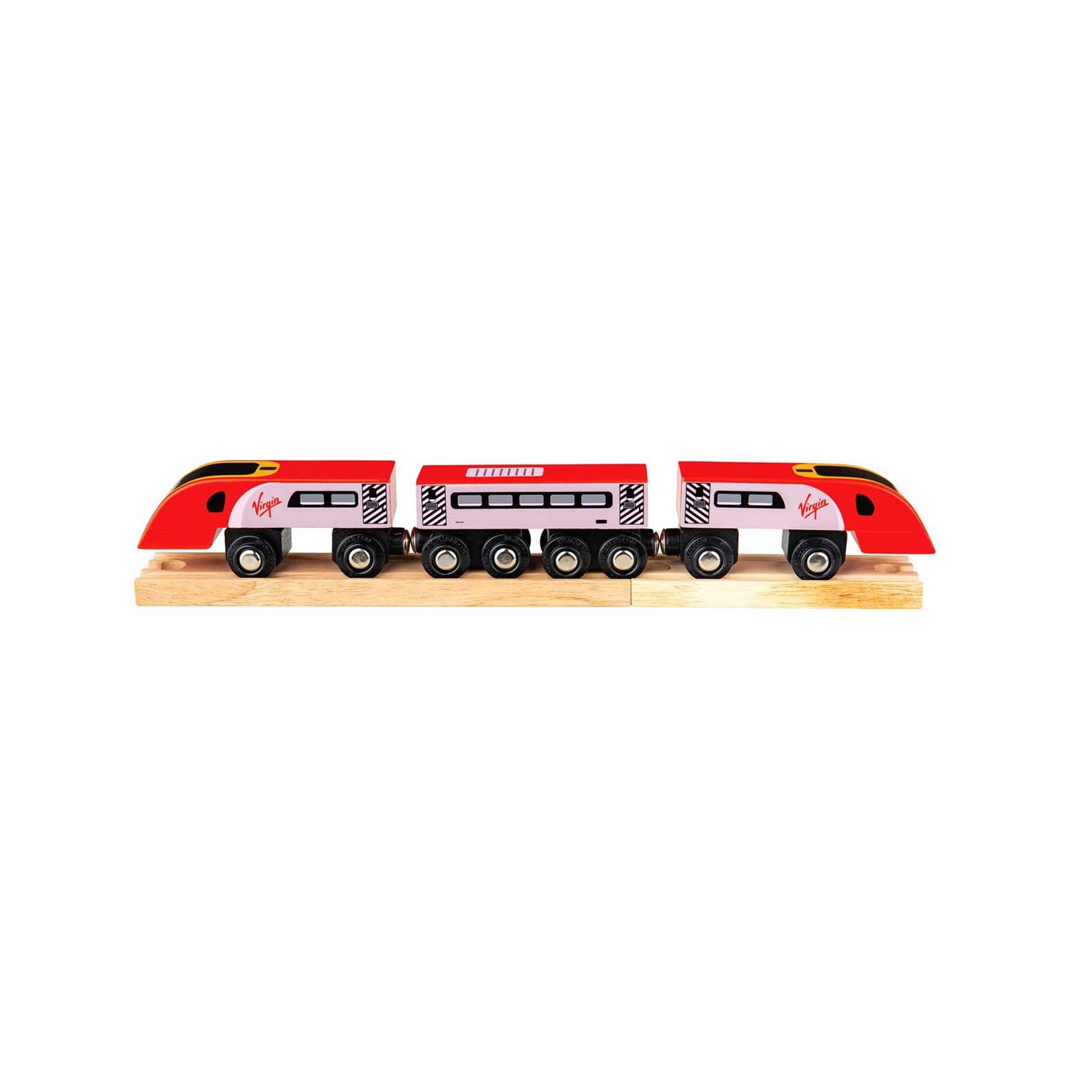 Bigjigs Rail toy train Pendolino replica - British product