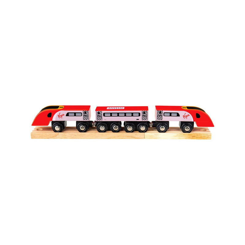 Bigjigs Rail toy train Pendolino replica - British product