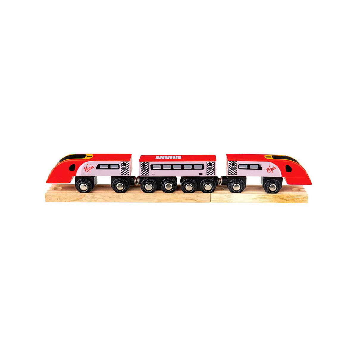 Bigjigs Rail toy train Pendolino replica - British product