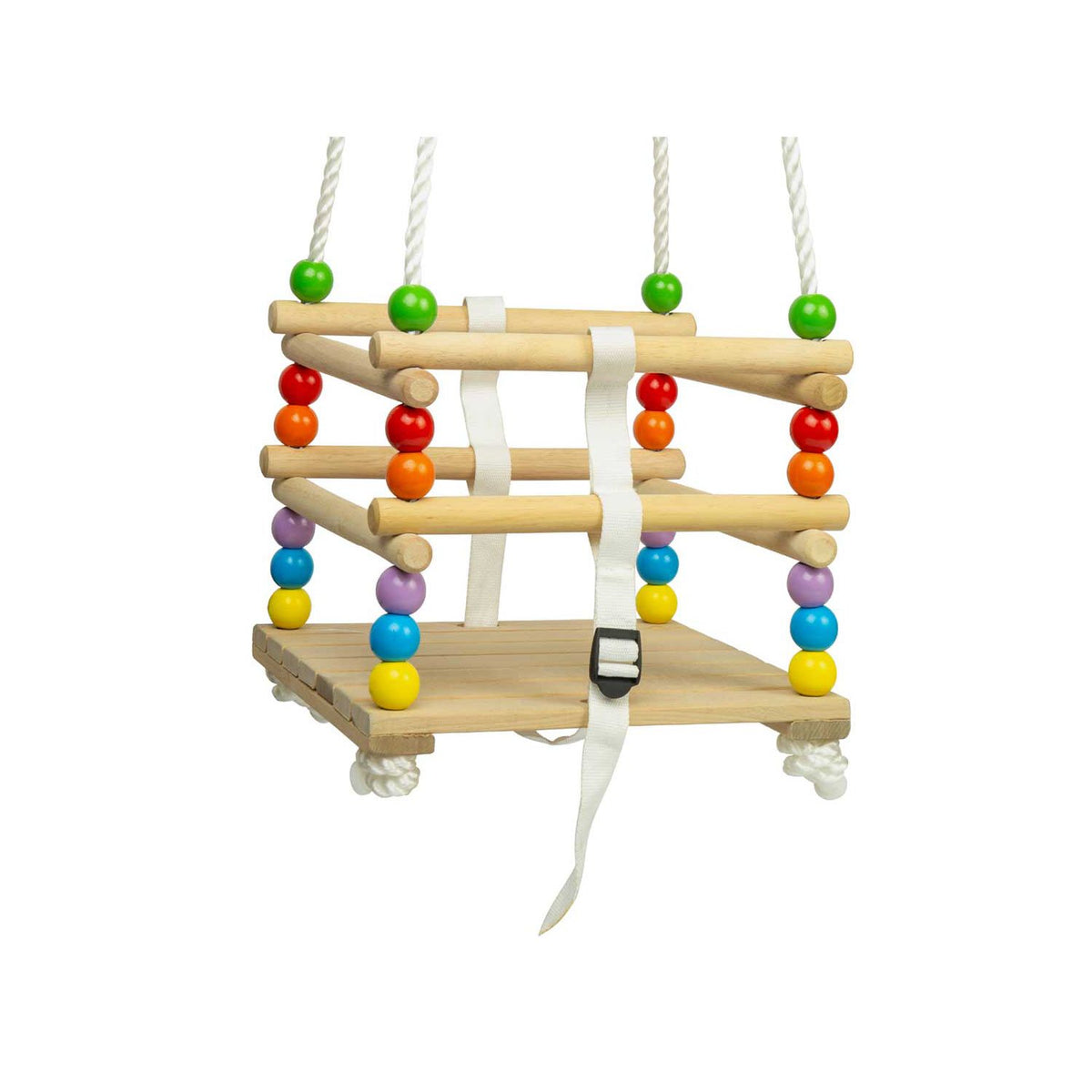 Bigjigs Toys wooden cradle swing - British product