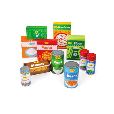 Boots Bigjigs Toys Cupboard Groceries Play Food Set - 11 Pieces- Buy online at McGrocer
