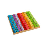 Bigjigs Toys counting number tray colourful 100 piece, UK version