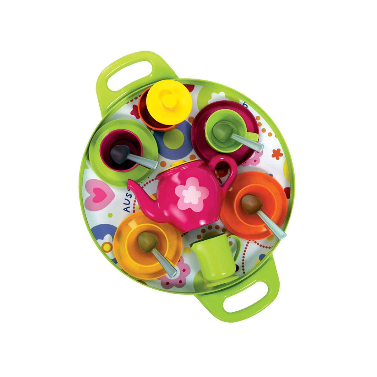 Gowi Toys pink afternoon tea tray 18 pieces, imported from the UK