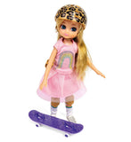 Lottie Skate Park Doll with skateboard and helmet - British product