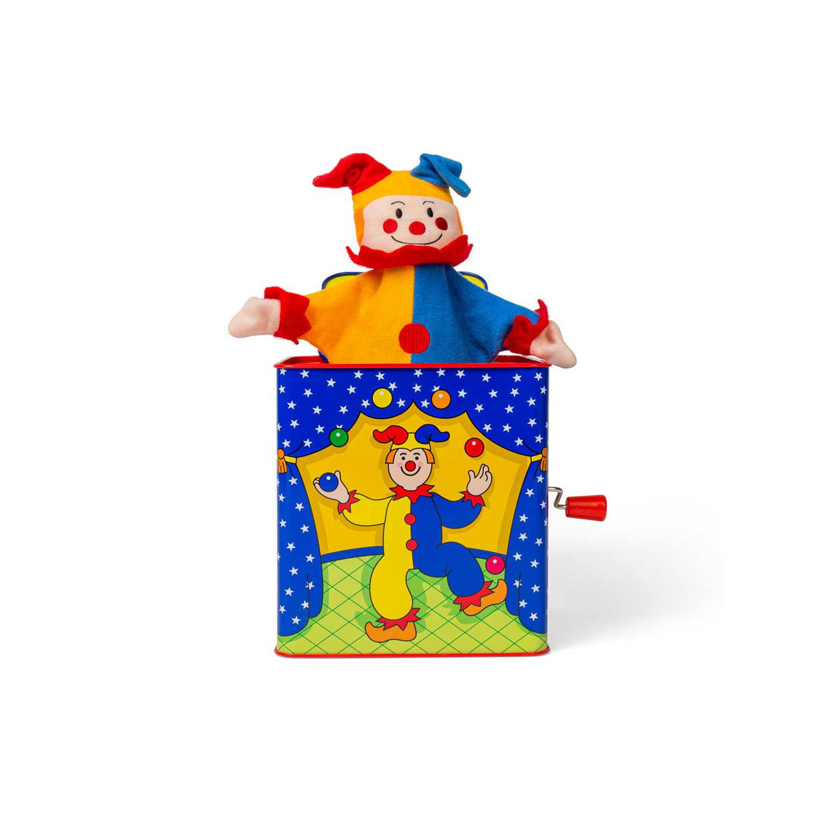 Schylling Jester Jack in Box toy, imported from the UK