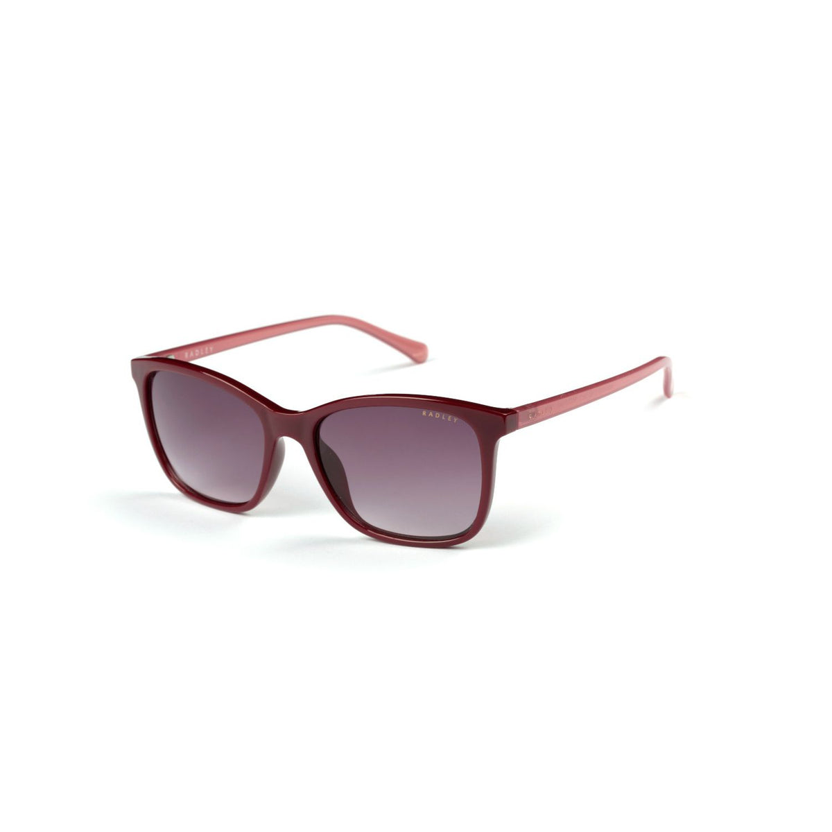Radley Wayfarer sunglasses burgundy pink gradient lens (British brand)