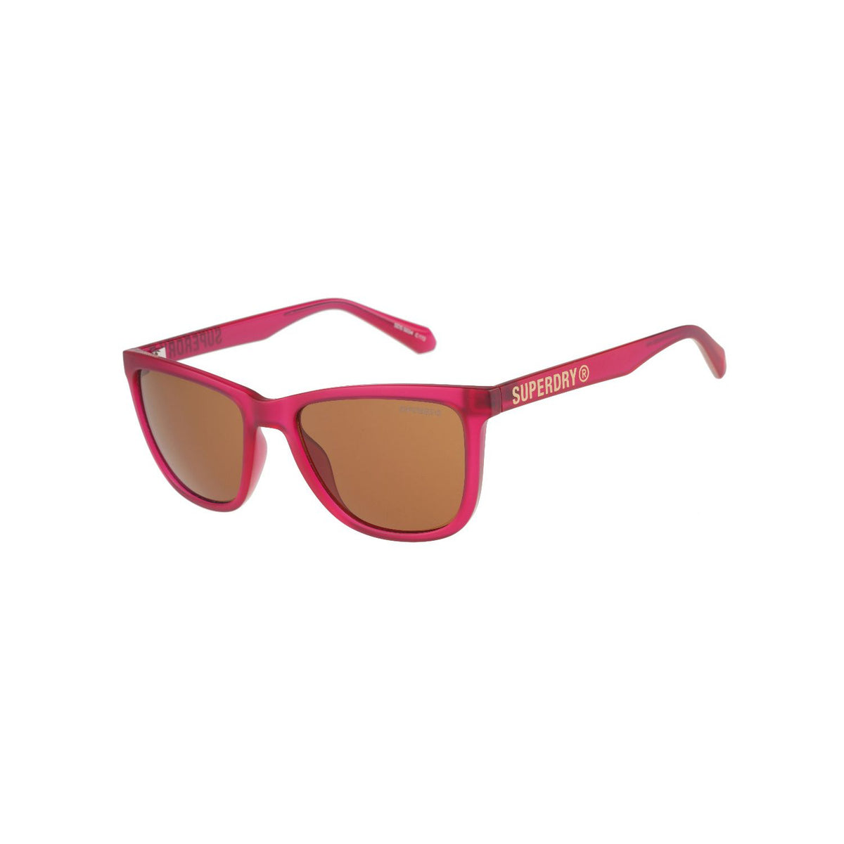 Superdry sunglasses fuchsia frame brown lens, imported from the UK