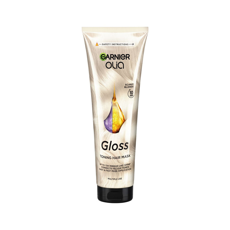 Garnier hair gloss toning mask Scandi Blonde 150ml (British brand)