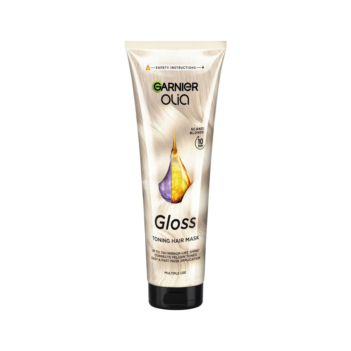Garnier hair gloss toning mask Scandi Blonde 150ml (British brand)