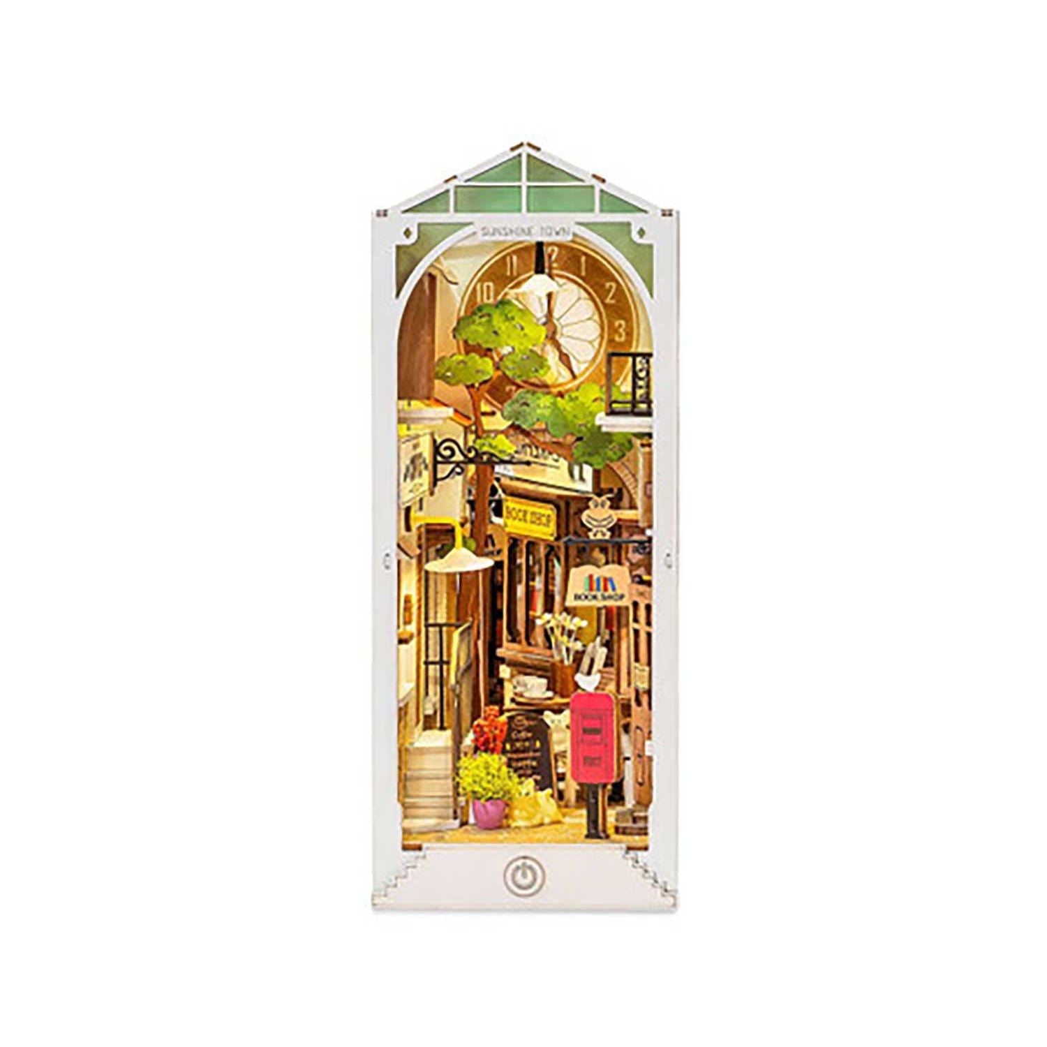 Menkind Sunshine Town book nook DIY kit 3D wooden puzzle (British brand)