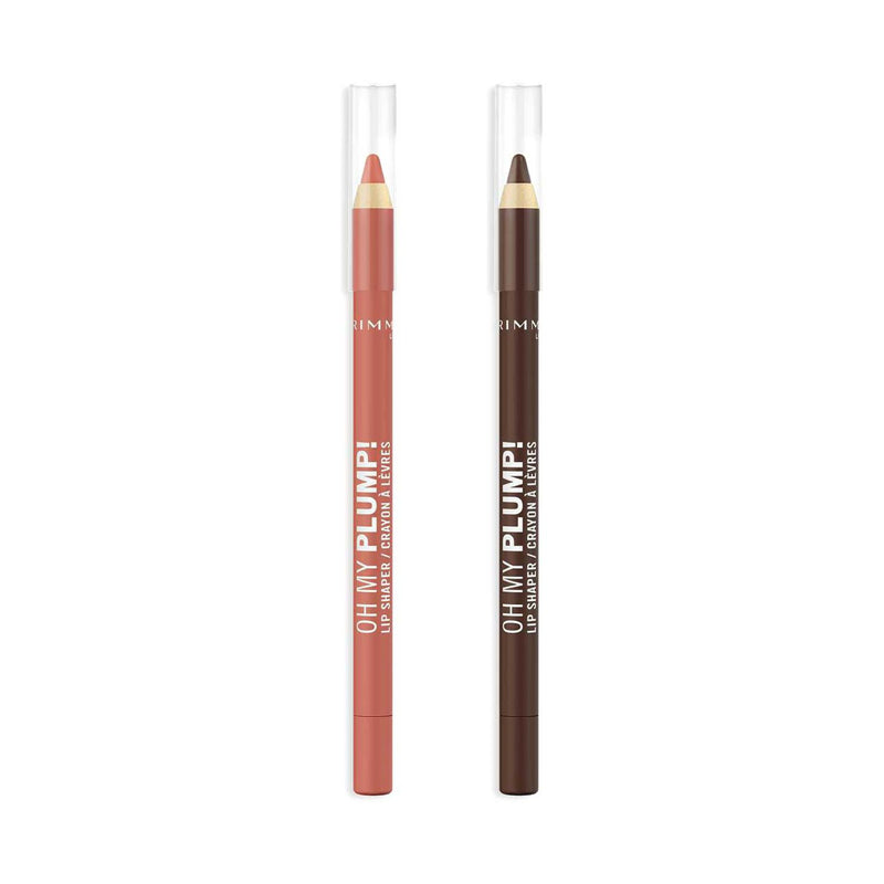 Rimmel lip liner duo Café Latte and Rich Cacao (British brand)