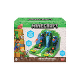 Minecraft arcade basketball game with spring-loaded shooters and scoreboard, UK version