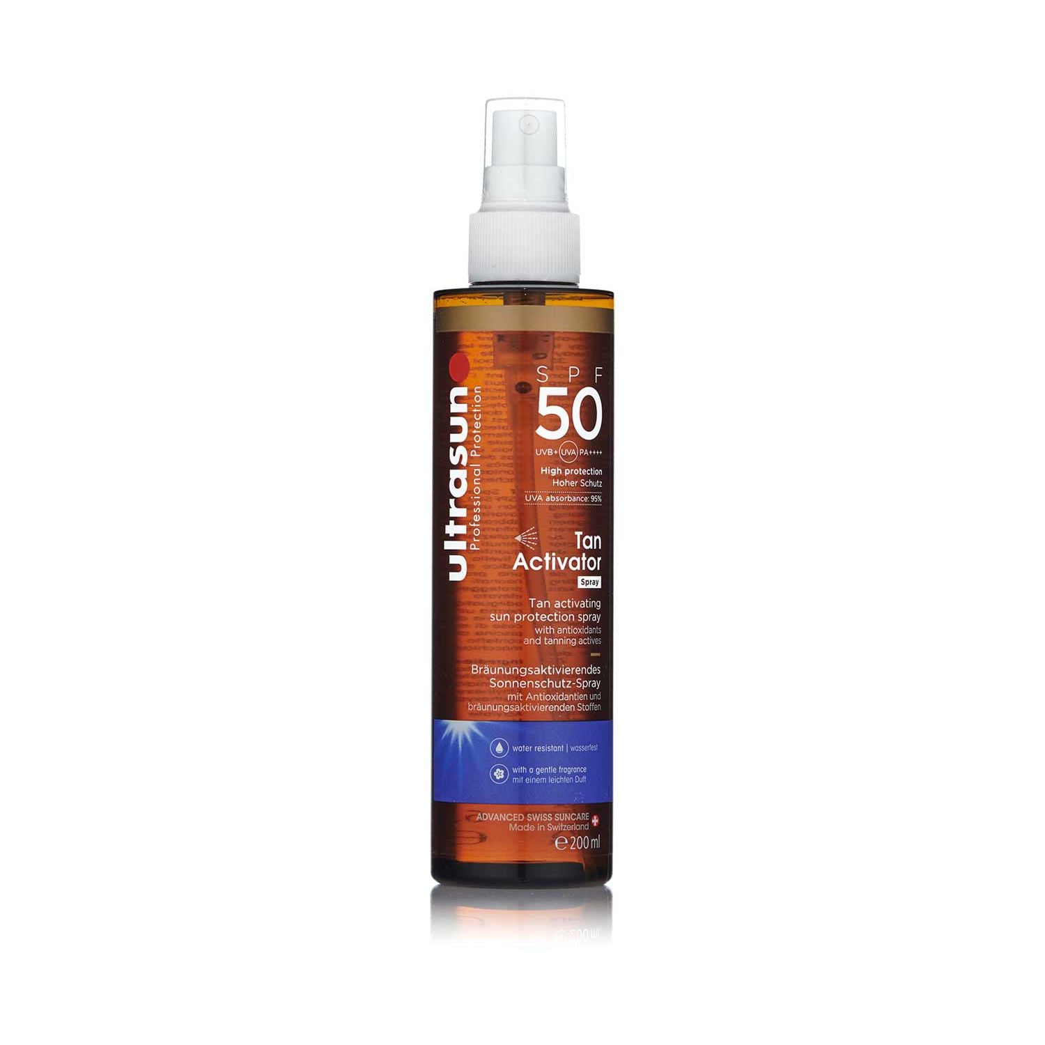 Ultrasun body tan activator spray SPF50 200ml (British brand)