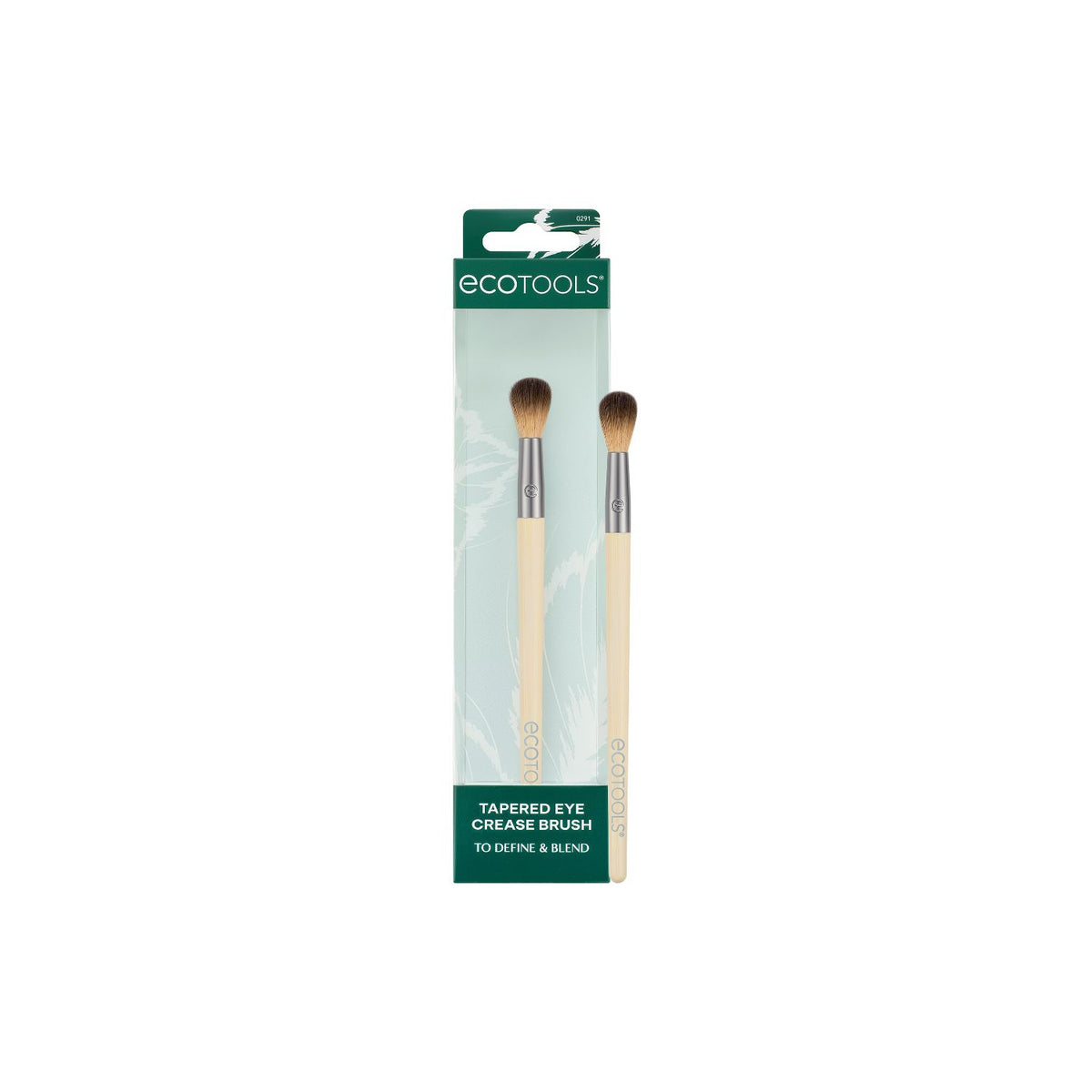 Ecotools tapered eye crease brush with bamboo handle, UK version