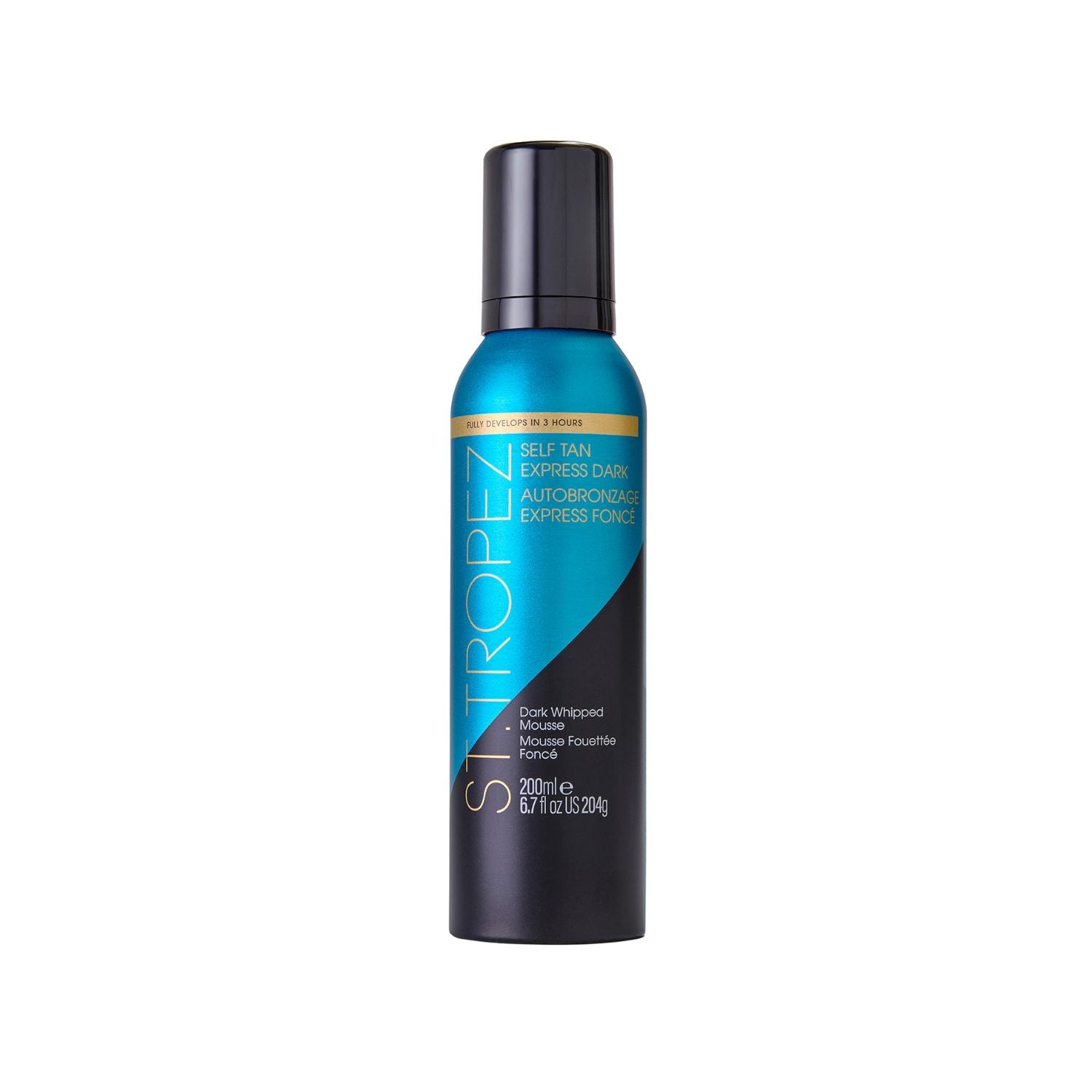 St. Tropez express dark whipped mousse 200ml, imported from the UK