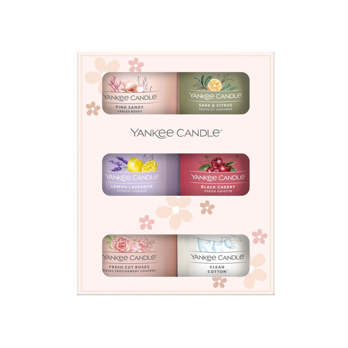 Yankee Candle mini filled votive gift set 6x37g, UK version