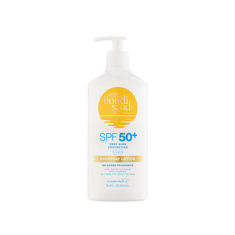 Bondi Sands SPF50+ sunscreen lotion value pump pack 500ml, UK version
