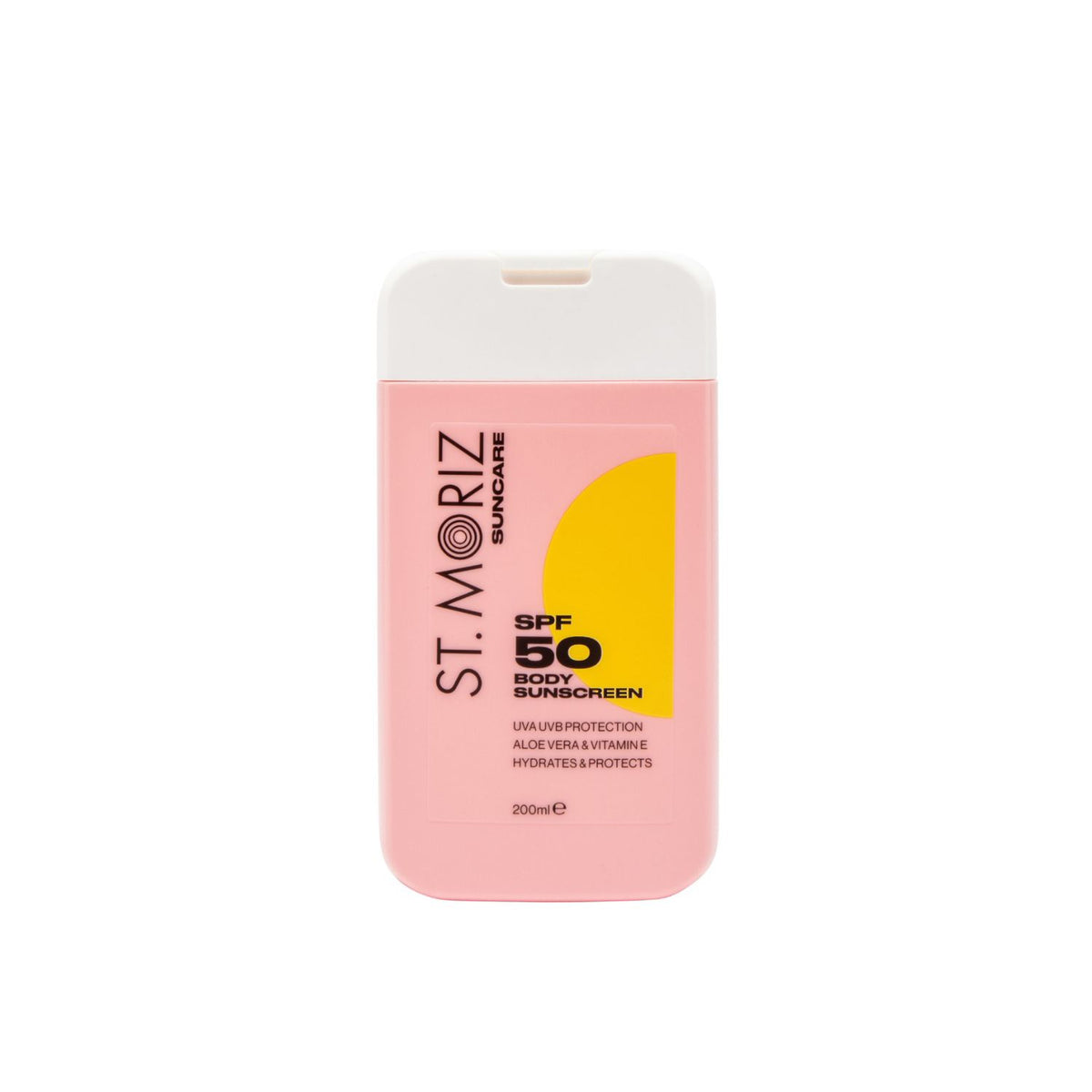 St.Moriz SPF50 body sunscreen 200ml, imported from the UK
