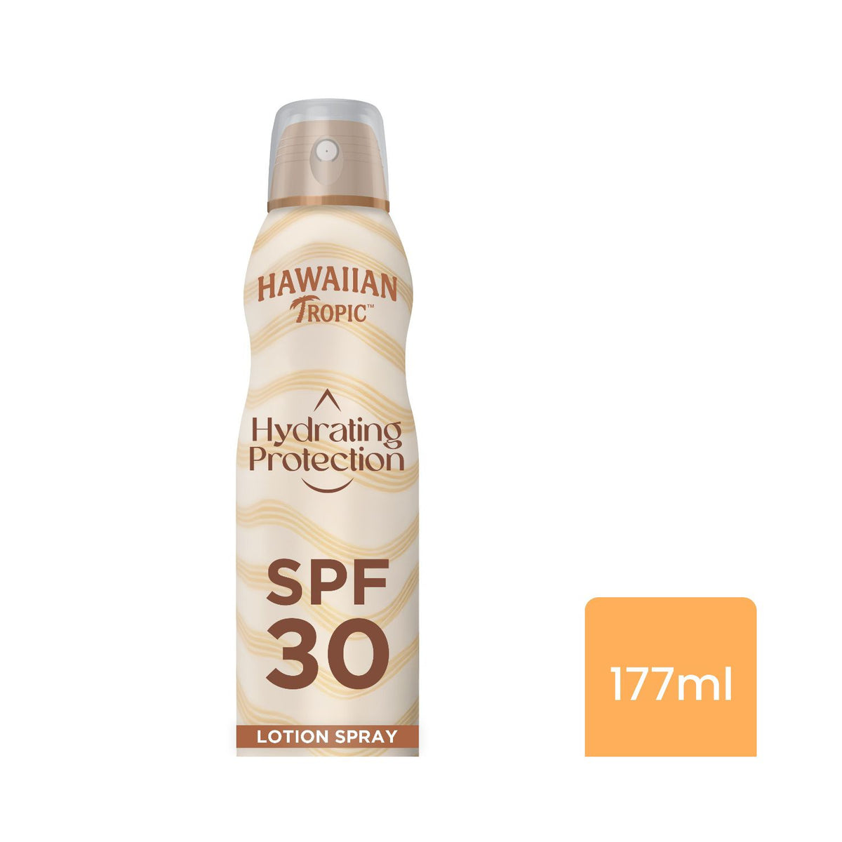 Hawaiian Tropic sunscreen spray SPF 30 177ml (British brand)