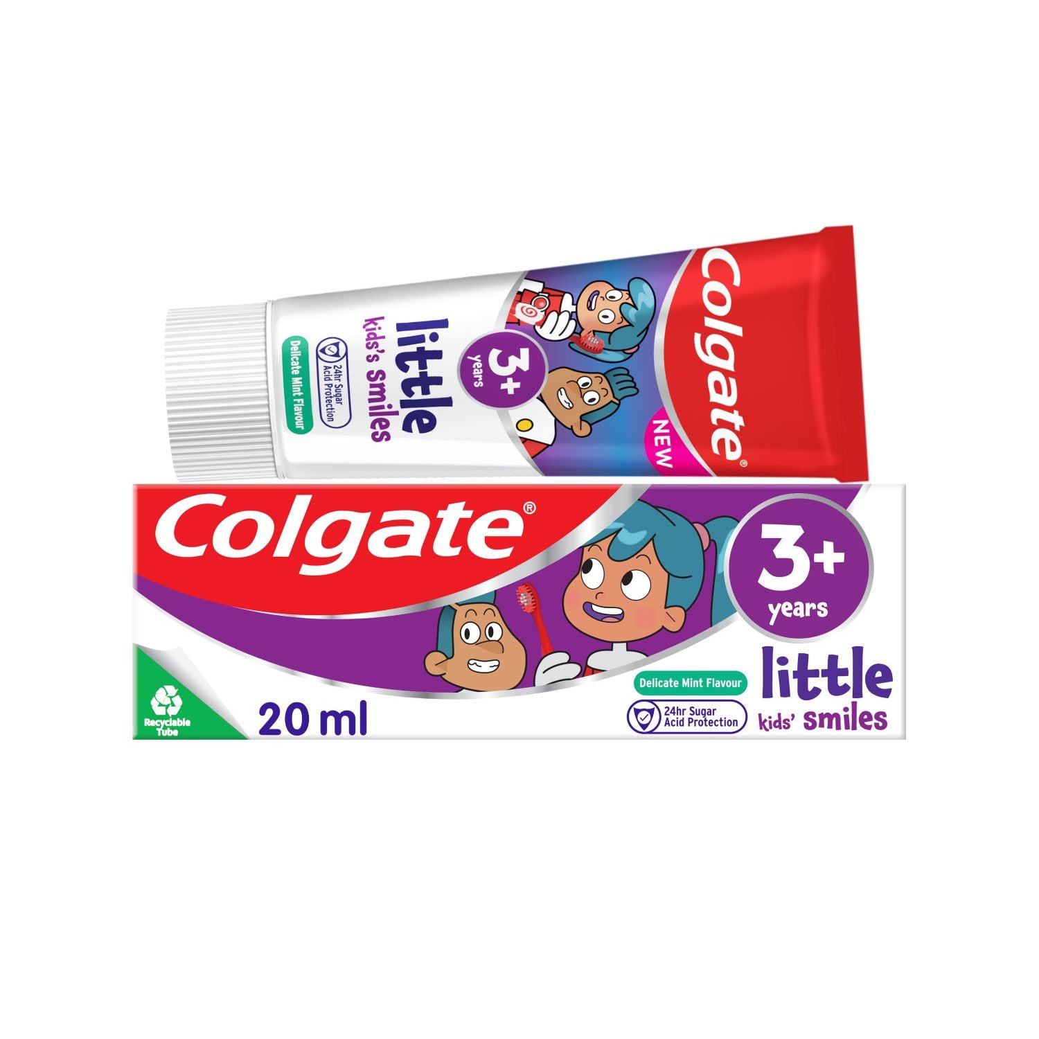Colgate Little Smiles kids toothpaste delicate mint 20ml (British brand)
