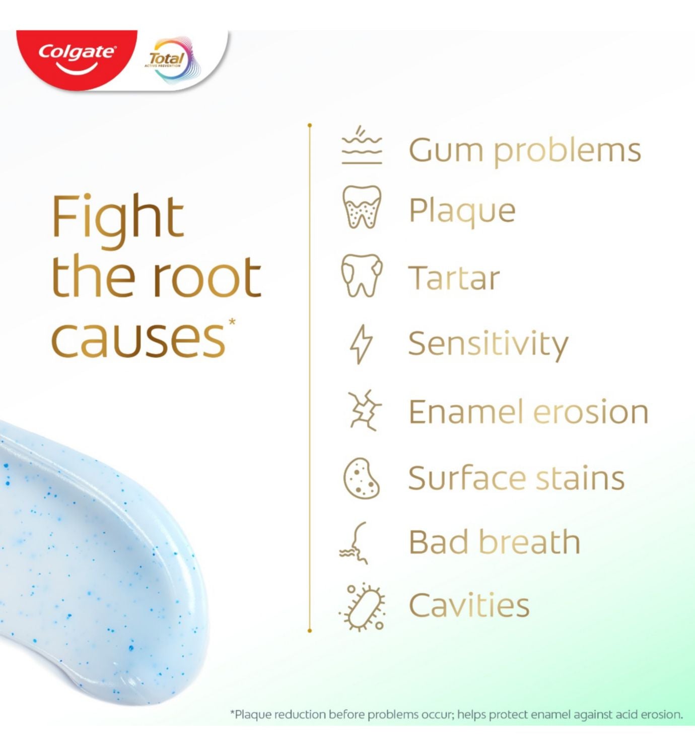 Colgate Total Active Prevention Deep Clean toothpaste 20ml, UK version