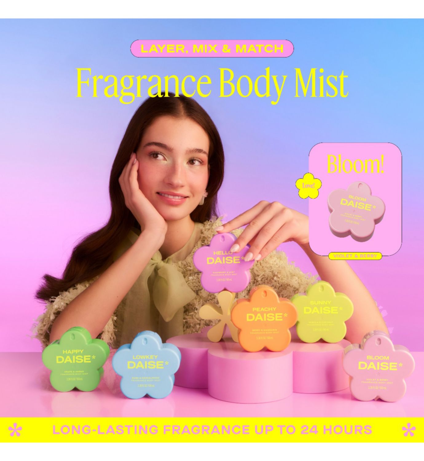 DAISE body mist Bloom 100ml, imported from the UK