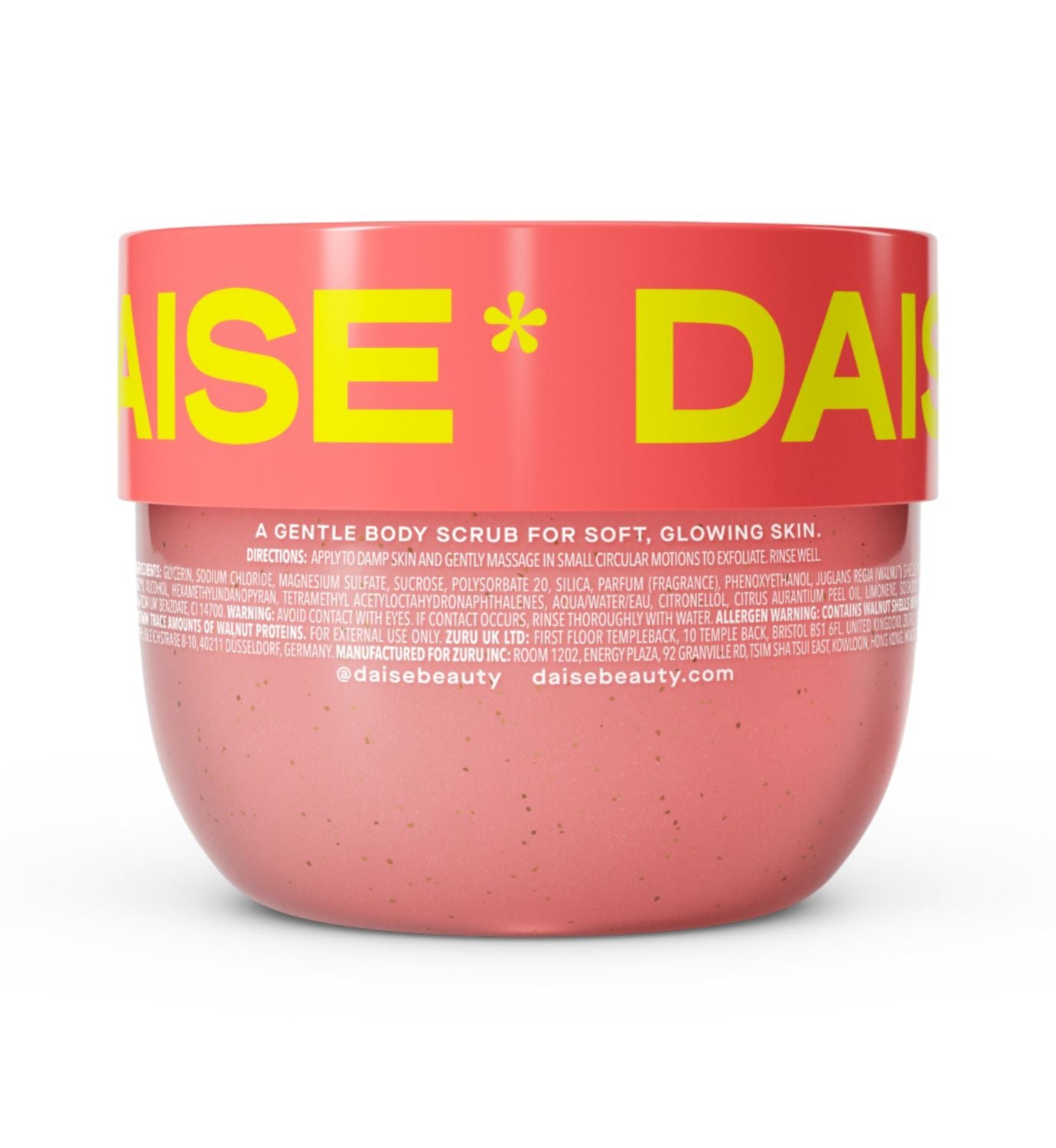 Daise body scrub Xoxo Glow 510g, imported from the UK