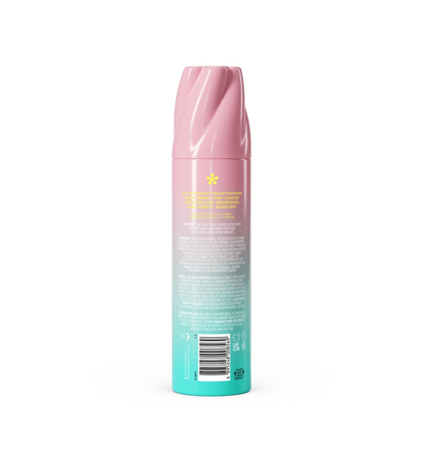 DAISE Foaming Body Wash Bloom 265ml, imported from the UK