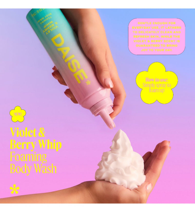 DAISE Foaming Body Wash Bloom 265ml, imported from the UK
